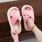 1pc Plus Size Lady Flat Fashion Trend Sweat-Absorbant Anti-Od Open Toe Cross Plush Fluffy Fur Home Slippers for Women