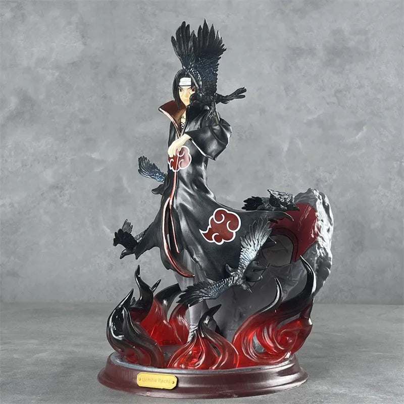 27cm Anime Naruto Figure Raven Weasel Uchiha Weasel Action Figure Model Statue Model Collection Decoration Model Toys Gift