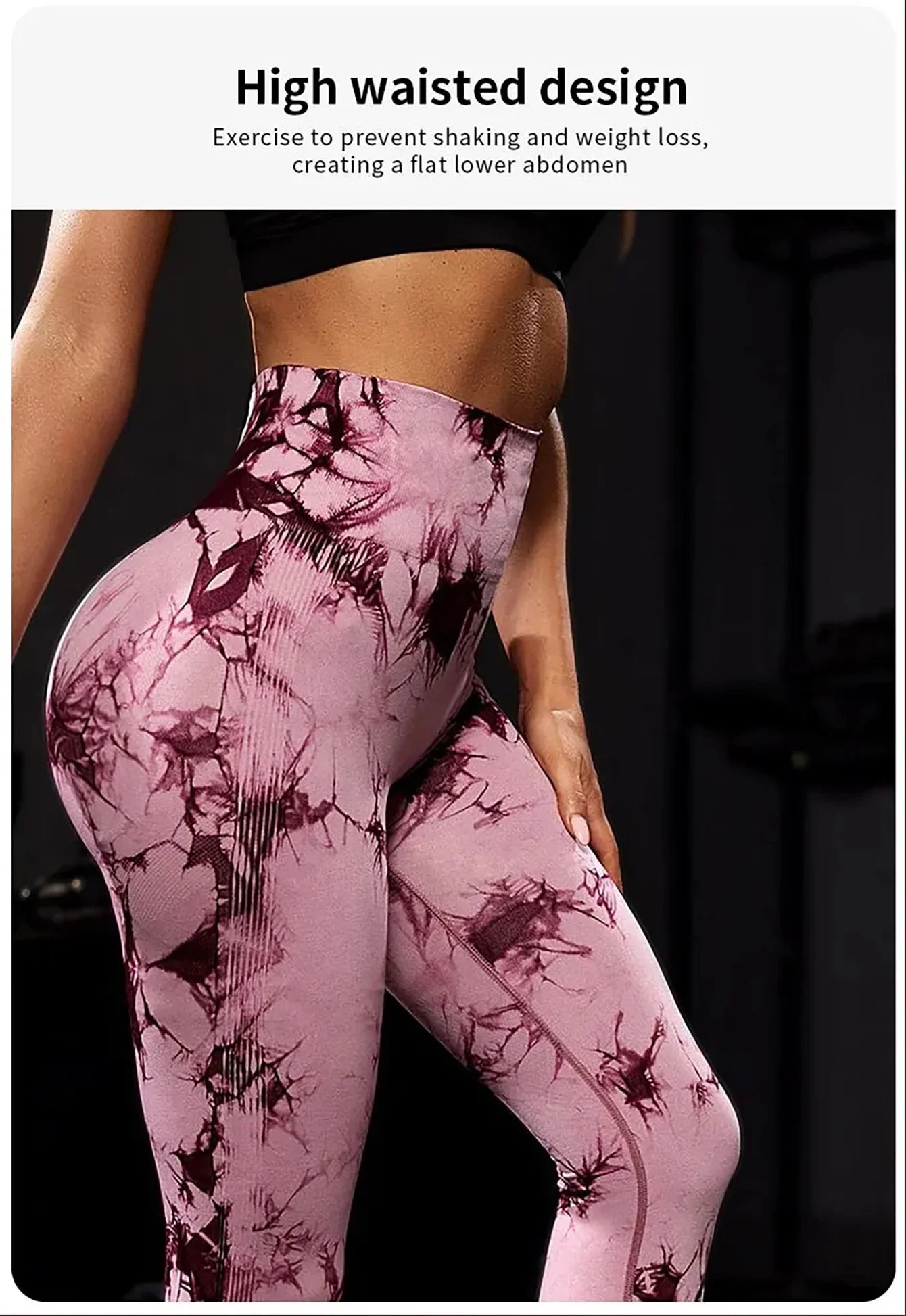 Tie Dye Yoga Pants Sport Leggings Women Seamless High Waist Push Up Woman Tights Fitness Workout Leggins Gym Clothing 2024 New