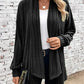 Autumn and Winter New Women's Long Sleeve Solid Loose Cardigan Coat Women