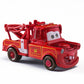 Cars Disney Pixar Cars Lightning McQueen 1:55 Alloy Metal Model Car Toy Mater Sheriff Metal Toys Vehicles Boy Children Gifts