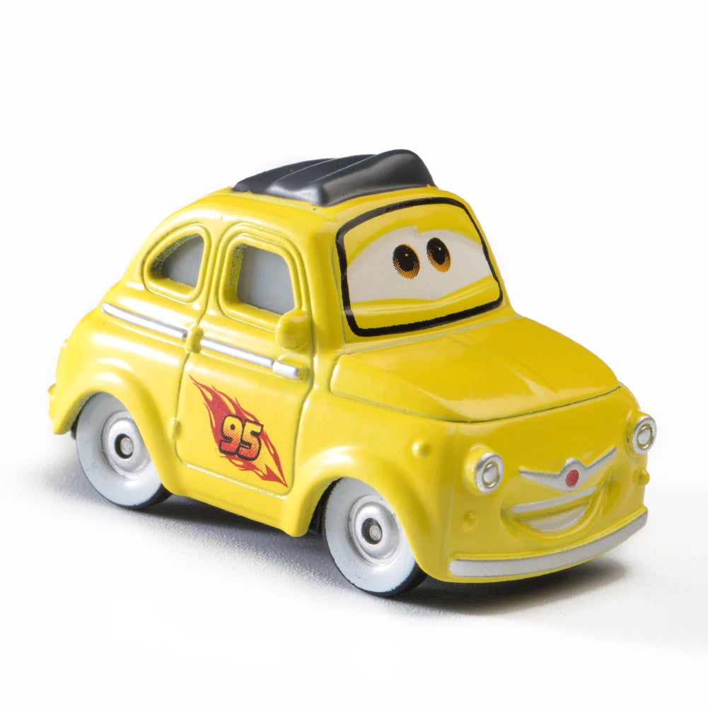 Cars Disney Pixar Cars Lightning McQueen 1:55 Alloy Metal Model Car Toy Mater Sheriff Metal Toys Vehicles Boy Children Gifts