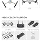 KBDFA 2025 E88 Professional Wide Angle RC Dron HD 4K Camera Mode Foldable Helicopter Aircraft Quadcopter Drone Kid Gift Toys