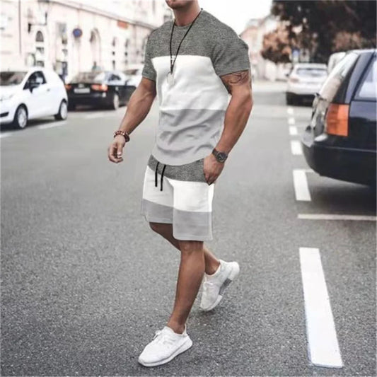 Fast Fashion - 2pc Shirt & Shorts Set - Men's