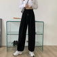 DIHOPE Gray Sweatpants for Women 2024 Autumn New Baggy Fashion Oversize Sports Pants Balck Trousers Female Joggers Streetwear