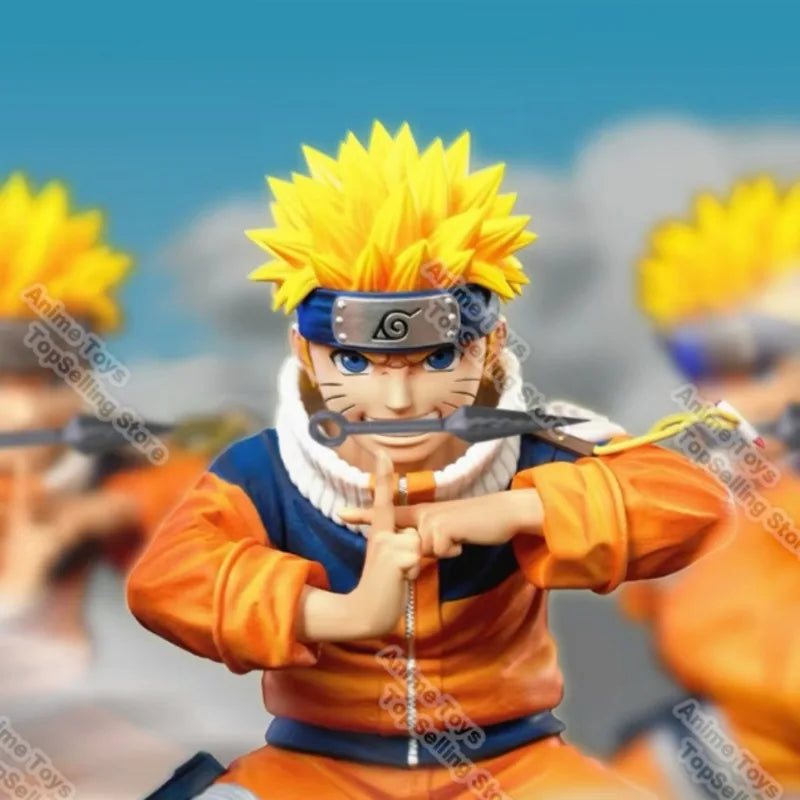 3.93in/10cm Anime Figures Naruto Figure Tajyu Kagebunsin no jyutu PVC Statue Collection Model Toy Gifts