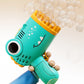 40 Holes Dinosaur Bubble Gun Handheld Fully Automatic Bubble Machine Without Battery And Bubble Water For Kids Gift