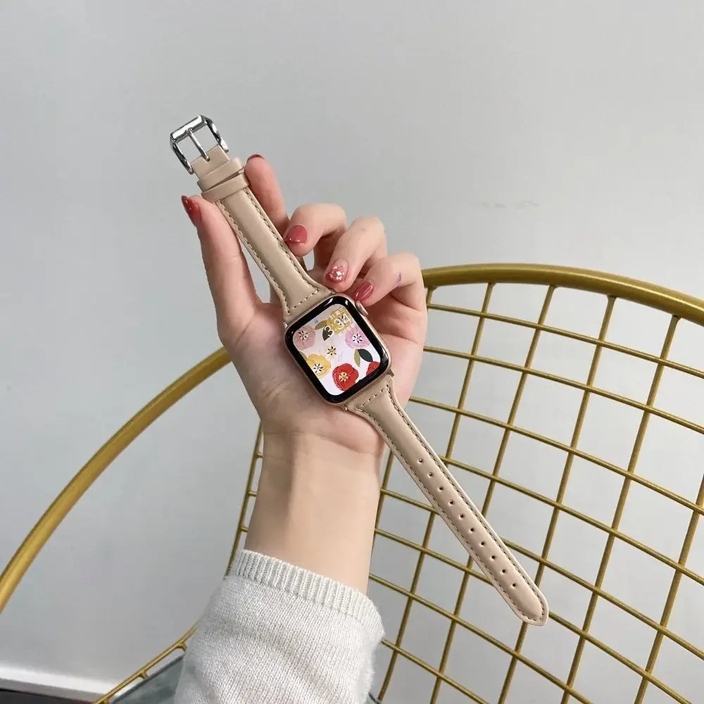 Apple Watch - Slim Leather Band