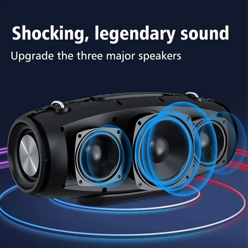 ZEALOT S67 60W Portable Bluetooth Speaker Outdoor Party Speaker Big Loud Speaker Excellent Bass Performace 3D Speaker