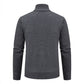 2023 autumn and winter new cashmere padded warm casual men's knitted sweater coat