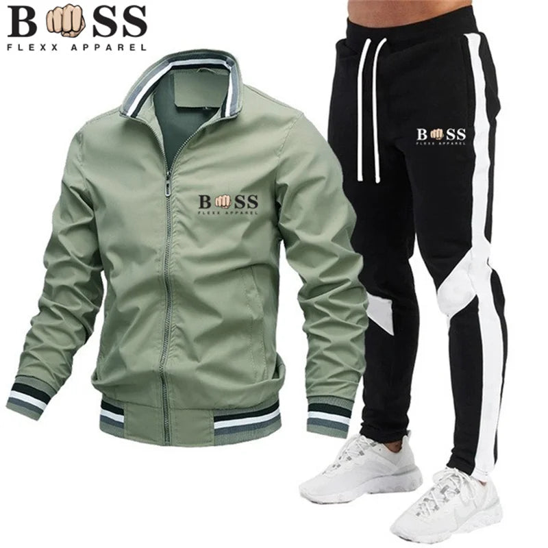 BOSS - Yellow & Black Flex Athletic Set Men's