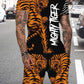 Fast Fashion - Lion Print Shirt & Shorts 2pc Set