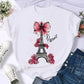 Fast Fashion Women's Short Sleeve Graphic T-Shirts V4