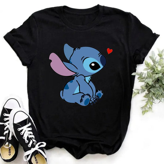 Stitch Graphic T-Shirts - Women's