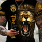 Fast Fashion - Lion Print Graphic T-Shirts