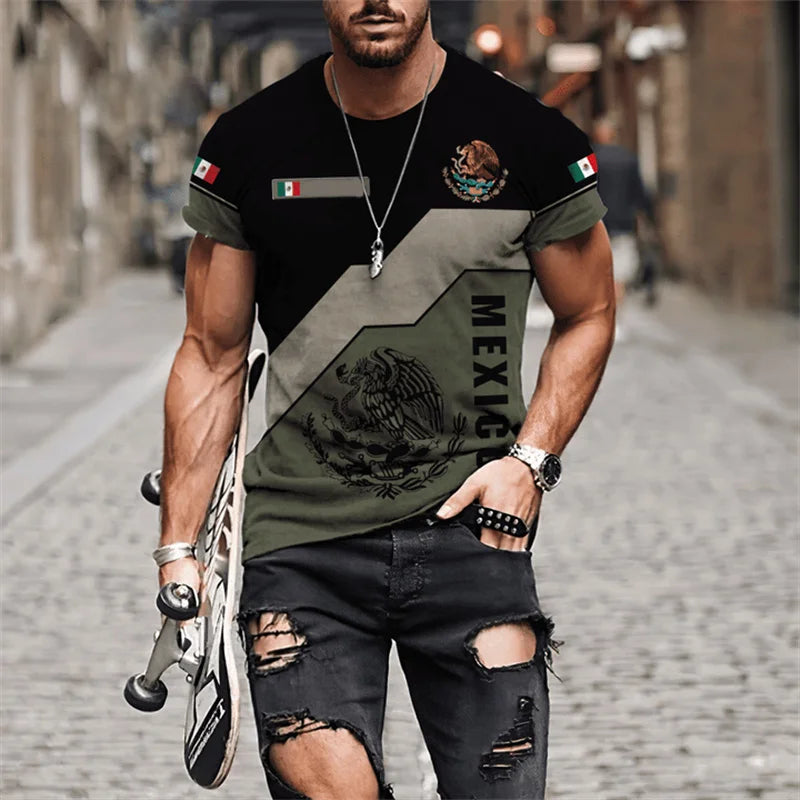 Fast Fashion Mexican Style Graphic T-Shirts - Men's