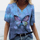 Fast Fashion - Women's Butterfly Graphic Blouse