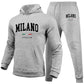 MILANO - All Grey Letter-Print Set - Men's