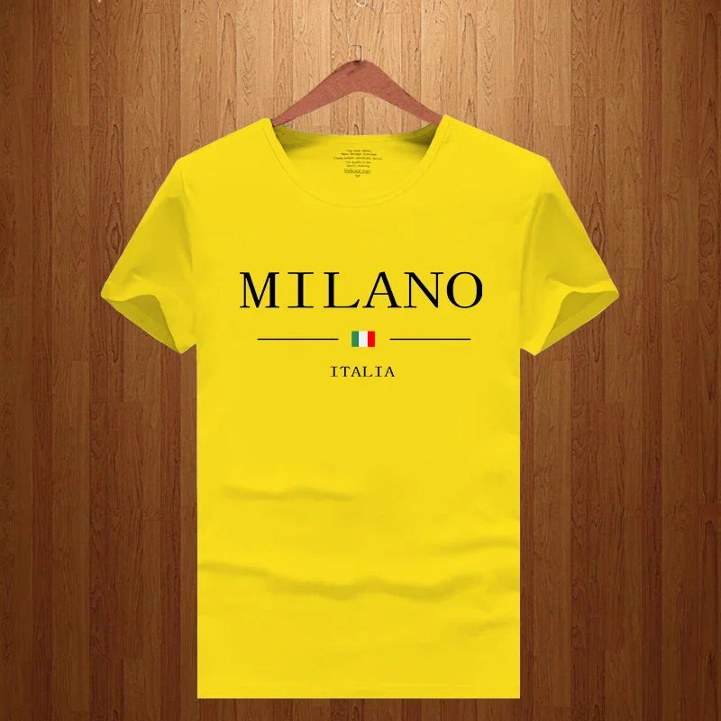 MILANO - Letter-Print T-Shirts - Men's