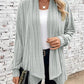 Autumn and Winter New Women's Long Sleeve Solid Loose Cardigan Coat Women