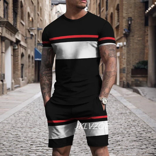 Fast Fashion - 2pc Shirt & Shorts Set - Men's