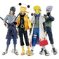 20cm Bandai Naruto Anime Figure Shippuden Uchiha Sasuke Hatake Kakashi Namikaze Minato Action Figure Collection Model Toys Gifts