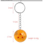 Anime Dragon Ball Series Keychain Charms Accessories 1-7 Star Dragon Balls Cosplay Keyring Car Keyring Pendant Holder Toys Gift