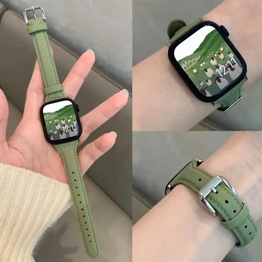 Apple Watch - Slim Leather Band