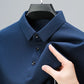 New Men's Casual Waffle Short Sleeve Polo Shirt Fashion Solid Color Top