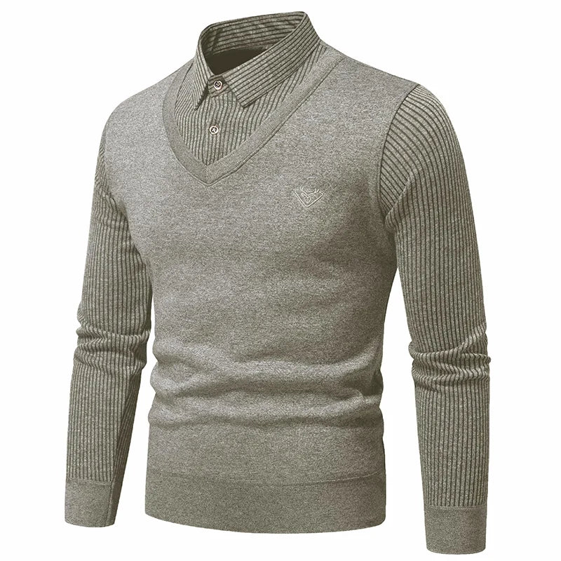 HQ 2-In-1 Polo Shirt & Sweater Combination