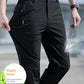 Elastic Ice Silk Leisure Middle-Aged and Old Father Clothes Quick-Dry Pants