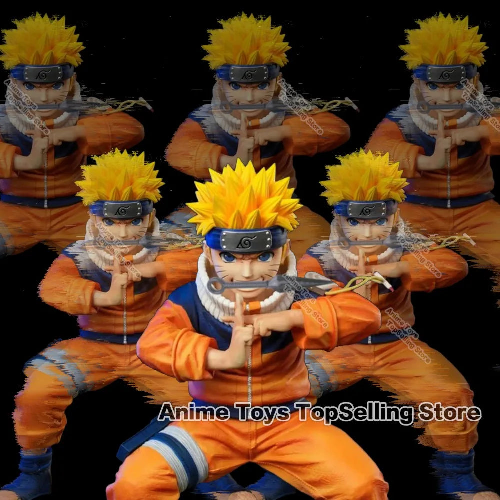 3.93in/10cm Anime Figures Naruto Figure Tajyu Kagebunsin no jyutu PVC Statue Collection Model Toy Gifts