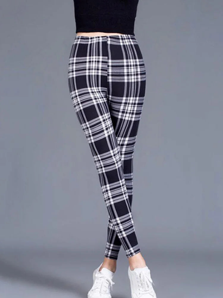 Y2K Plaid Leggings