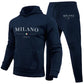 MILANO - All Grey Letter-Print Set V3 - Men's