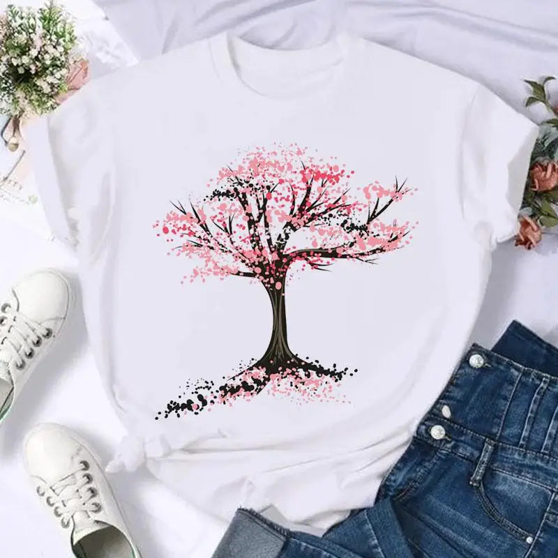 Fast Fashion Women's Short Sleeve Graphic T-Shirts