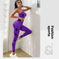 Tie Dye Yoga Women's Tracksuit Fitness Yoga Sets Sportswear Workout Bra+High Waist Leggings Gym Clothing Seamless Sports Suits