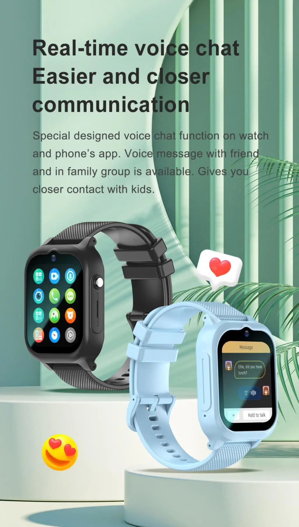 4G Kids Smart Watch Phone GPS WIFI SOS Location Tracker Video Call HD Camera Boys Girls Phone Clock