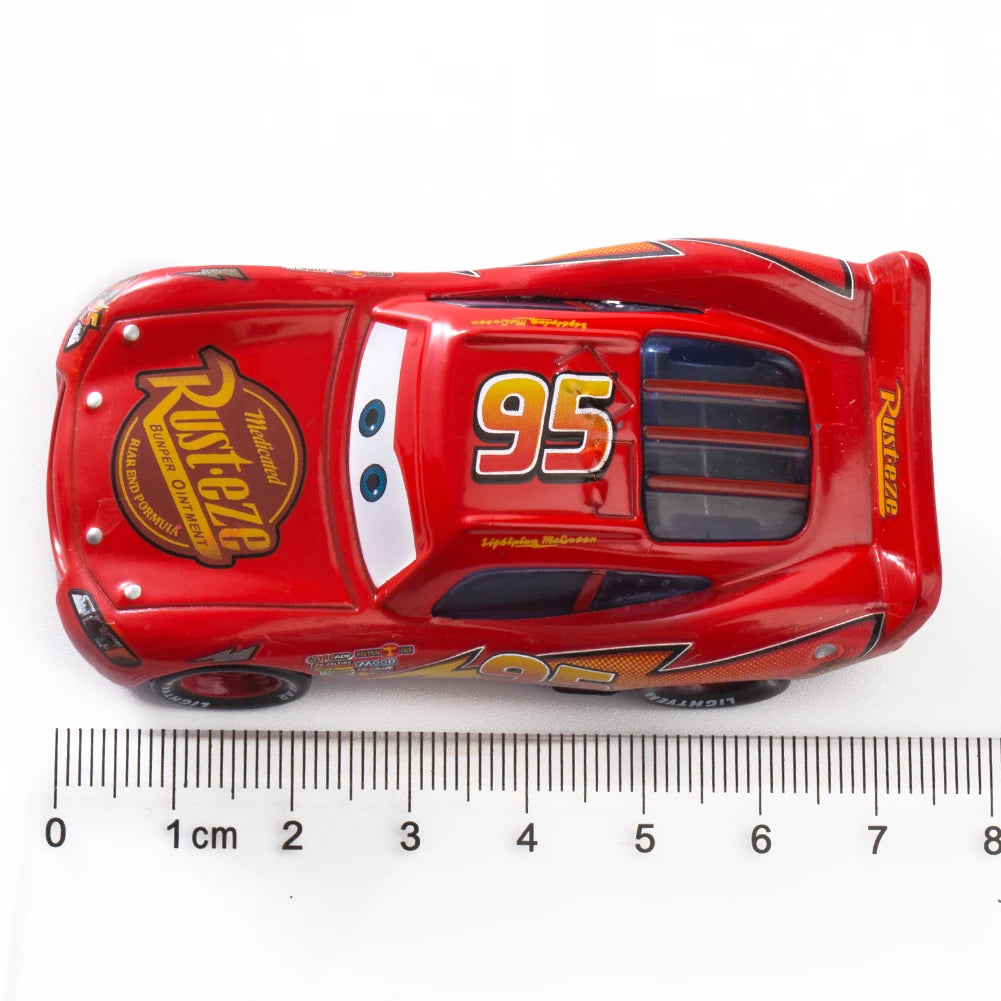 Cars Disney Pixar Cars Lightning McQueen 1:55 Alloy Metal Model Car Toy Mater Sheriff Metal Toys Vehicles Boy Children Gifts