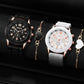 GENEVA - 4pc Watch & Bracelet Set