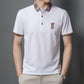 2024 Summer Men's New High End Brand Exquisite Embroidery Casual Cotton Polo Shirt Business Lapel Comfortable Breathable Top