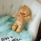 Gingerbread Man Plush Doll Sofa Decoration Cute Cookie Man Stuffed Toys Key Chain Soft Pendant Gifts