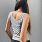 Camisole Tank Soft Top For Women Summer Outfits Tight And Sexy Tank Top Knitted Bottom Shirt And Sleeveless Top For Outerwear