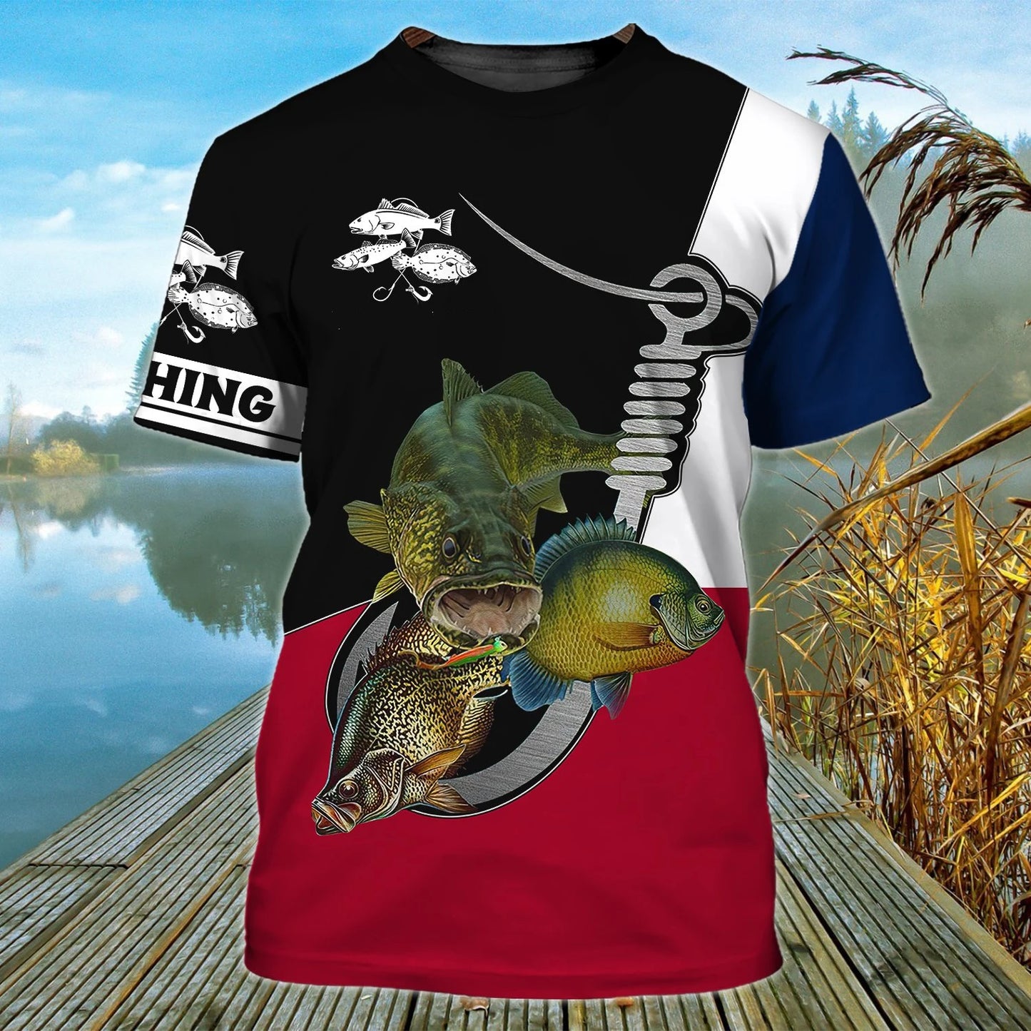 Fast Fashion Fishing Graphic T-Shirts