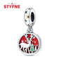 Mali Charms: Christmas Set - Santa Hot Air Balloon