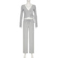 Malinova Autumn - High Waist 2pc Drawstring Set