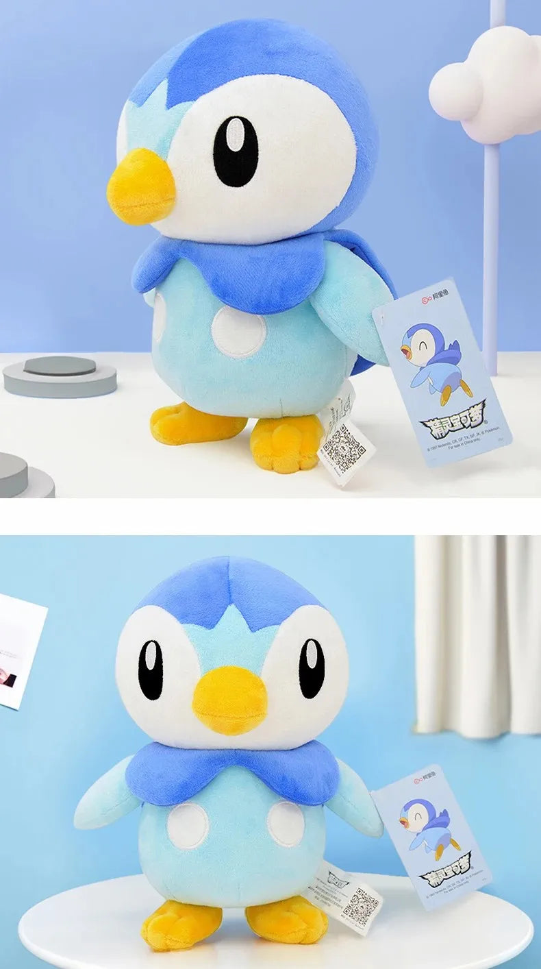 25cm Original Pokemon Piplup Stuffed Plush Toys Plushie Soft Animal Kawaii Anime Dolls Birthday Party Gift For Kids Baby Girls