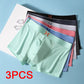 3PCS Thin Seamless Sports Men Underpants Ice Silk Men's Panties Plus Size Panties Boxer Shorts Underwear Gift Luxury Underwears