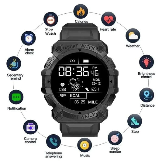 B33 Smart Watch Health Heart Rate Bluetooth Connection Pedometer Music Weather Outdoor Fitness Tracker Smart Sports Bracelet