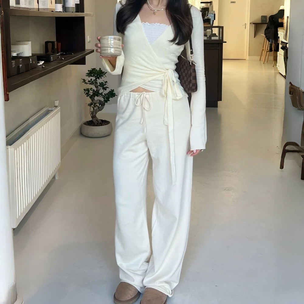 Malinova Autumn - High Waist 2pc Drawstring Set