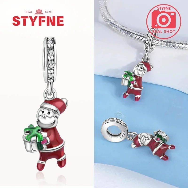 Mali Charms: Christmas Set - Santa Hot Air Balloon